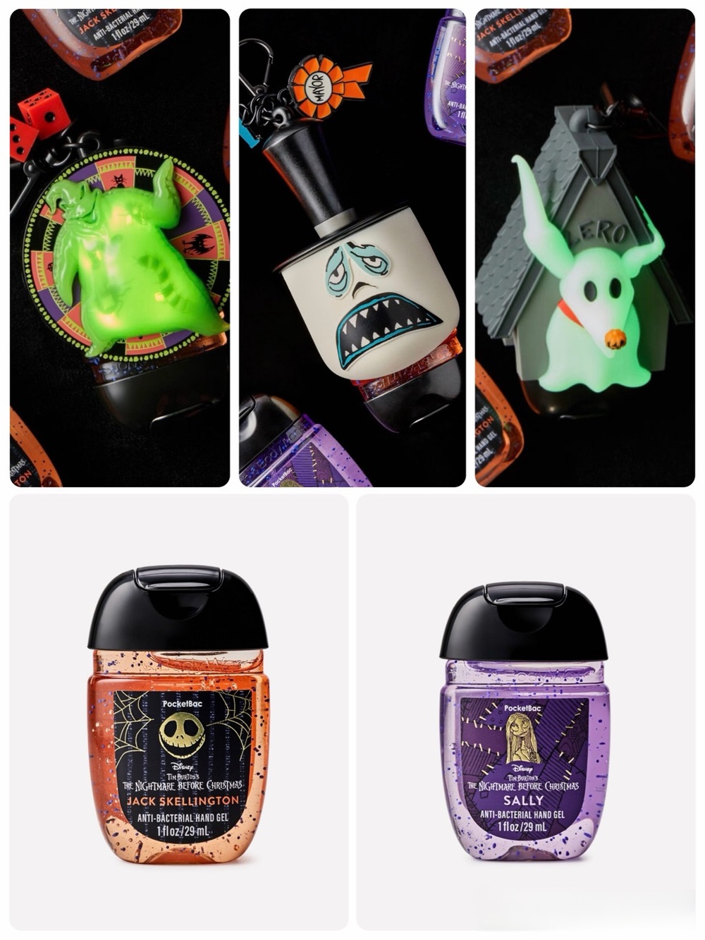 Nightmare before Christmas x Bath and bodyworks pocket bac bundle